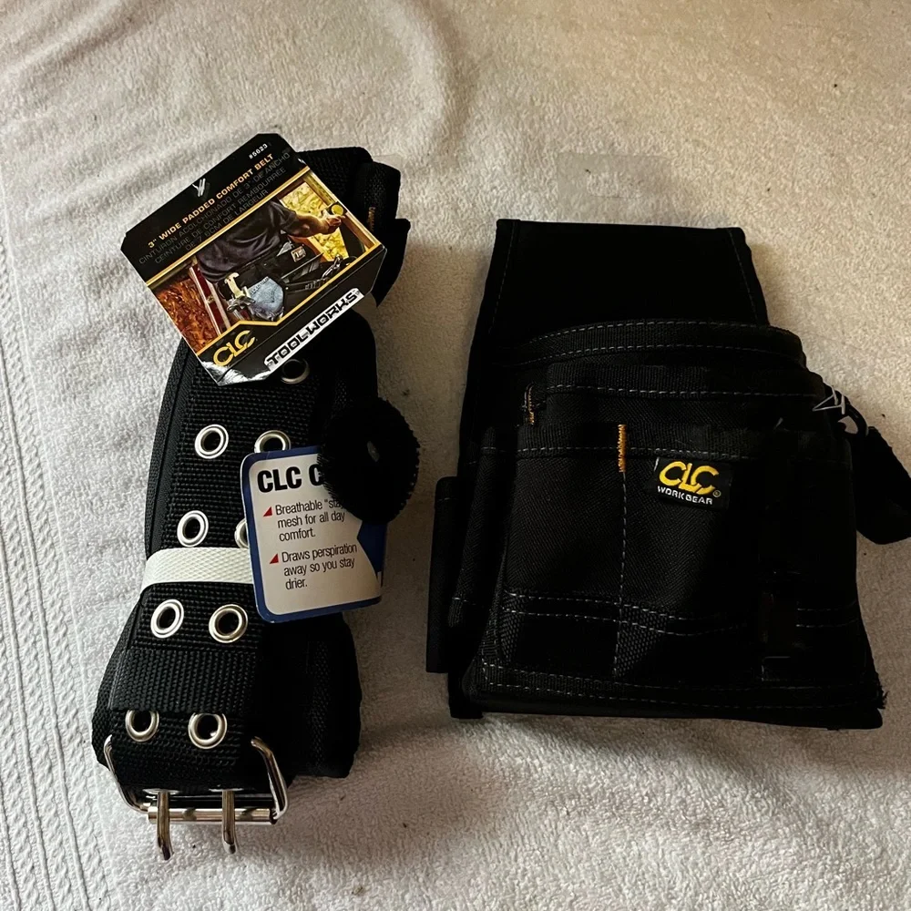 NWT CLC Work Gear 2 Pc Belt/Pouch